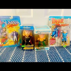 7 NIB collectible vintage action figures